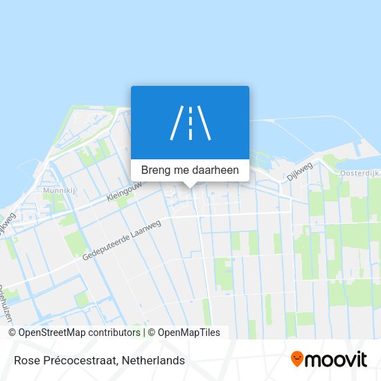 Rose Précocestraat kaart