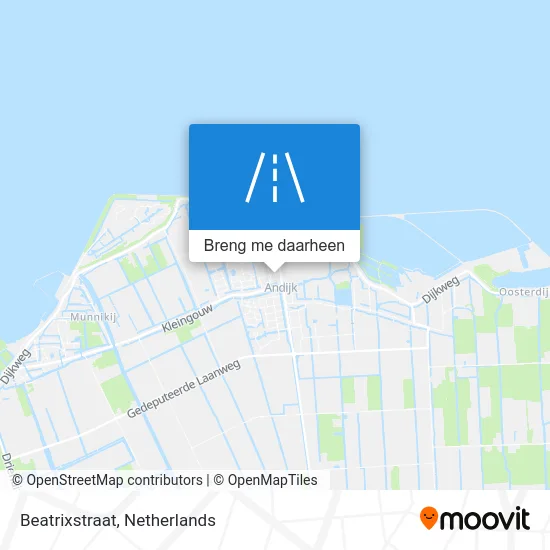 Beatrixstraat kaart