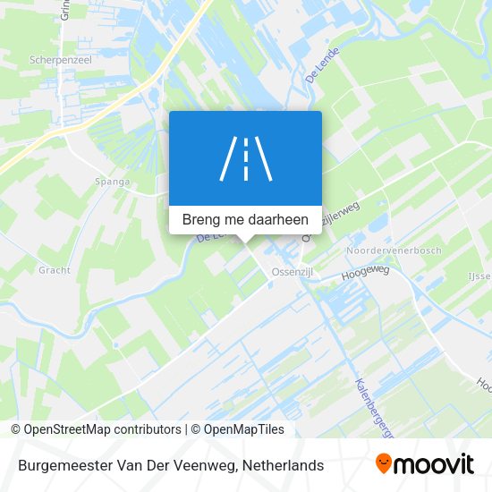 Burgemeester Van Der Veenweg kaart