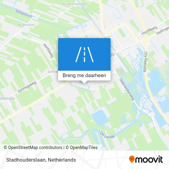 Stadhouderslaan kaart