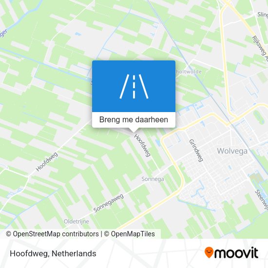 Hoofdweg kaart