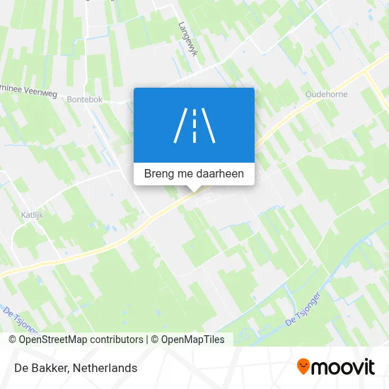 De Bakker kaart