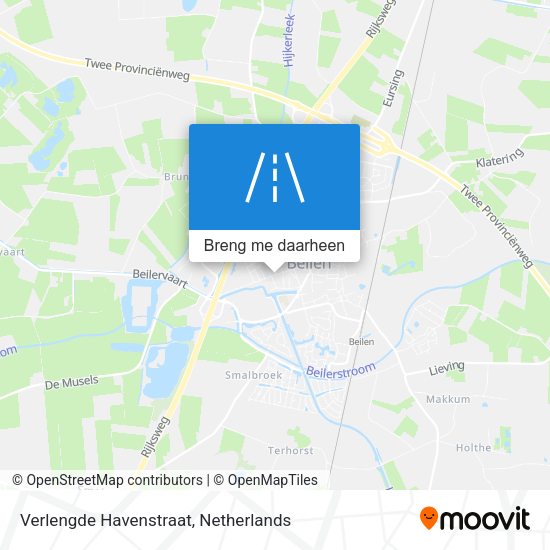 Verlengde Havenstraat kaart