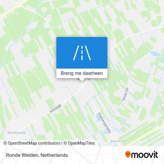 Ronde Weiden kaart