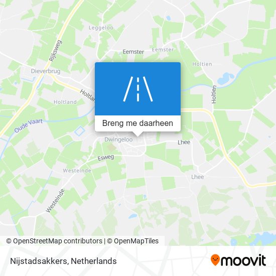 Nijstadsakkers kaart