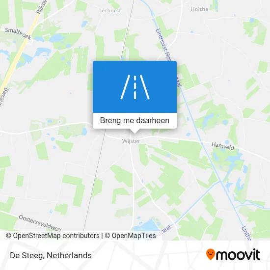 De Steeg kaart