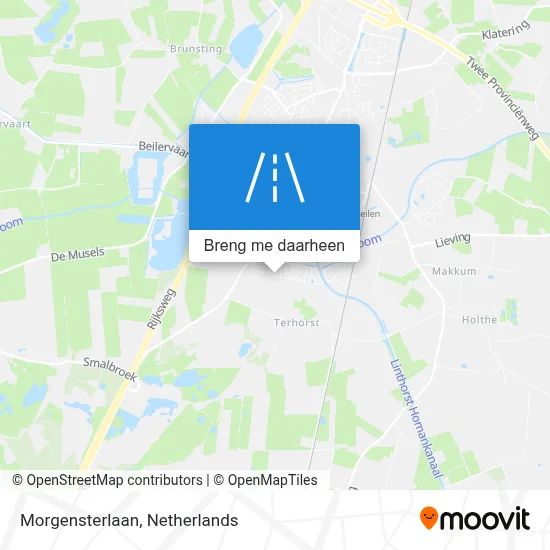 Morgensterlaan kaart