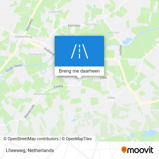 Lheeweg kaart