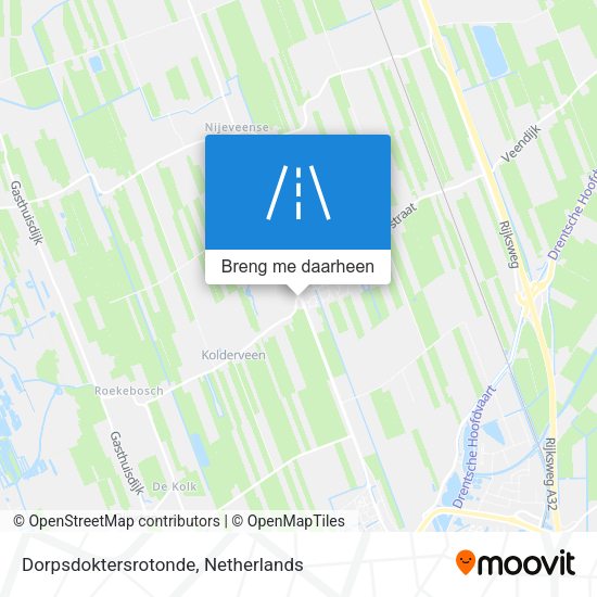 Dorpsdoktersrotonde kaart