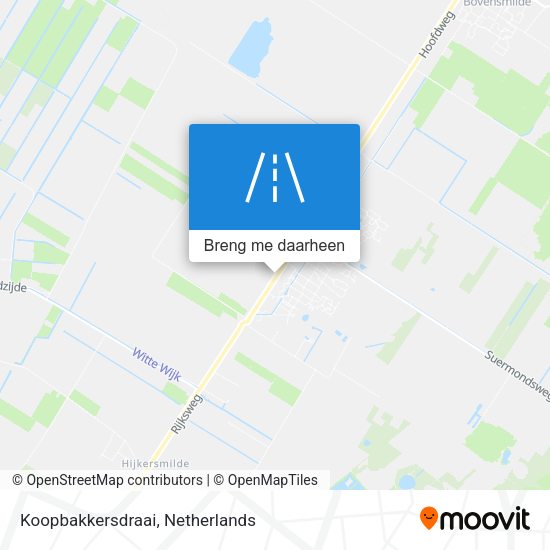 Koopbakkersdraai kaart