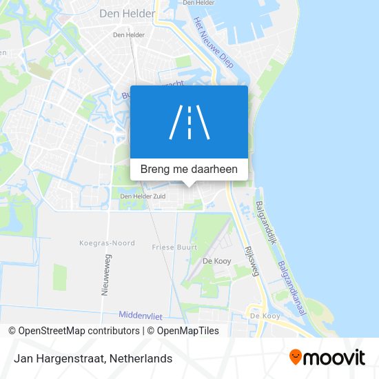 Jan Hargenstraat kaart