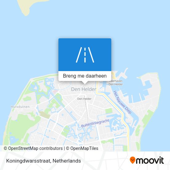 Koningdwarsstraat kaart