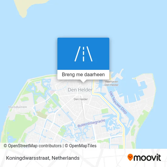 Koningdwarsstraat kaart