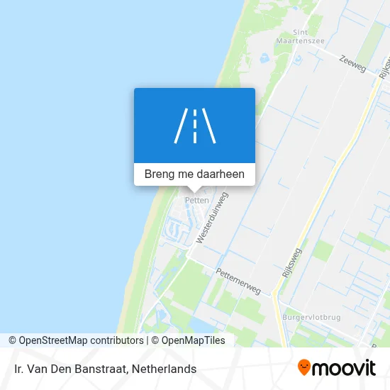 Ir. Van Den Banstraat kaart