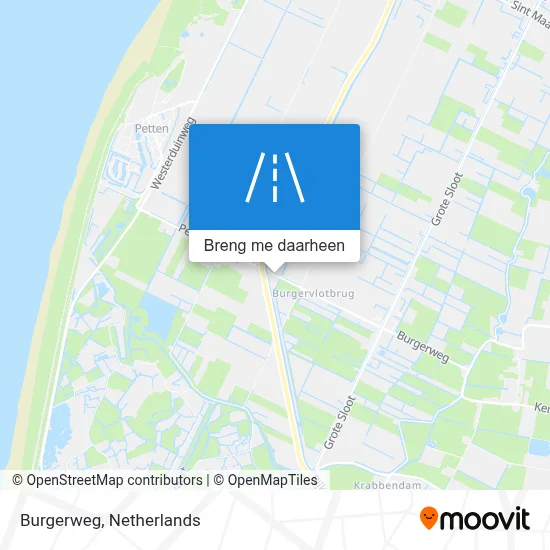 Burgerweg kaart
