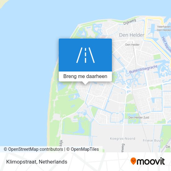 Klimopstraat kaart