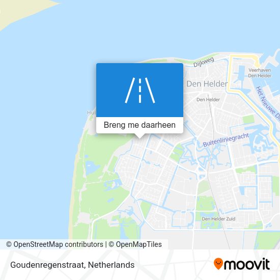 Goudenregenstraat kaart