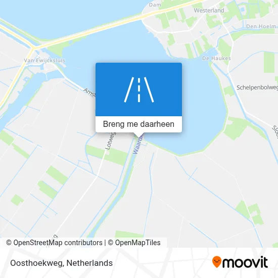 Oosthoekweg kaart