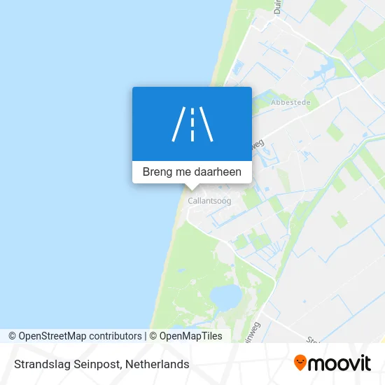 Strandslag Seinpost kaart