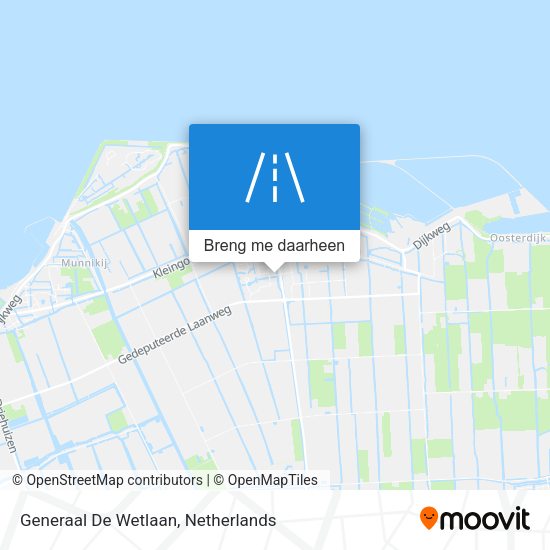 Generaal De Wetlaan kaart