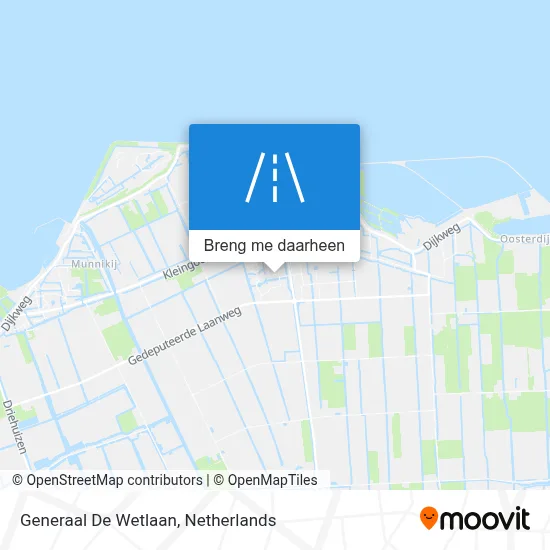 Generaal De Wetlaan kaart