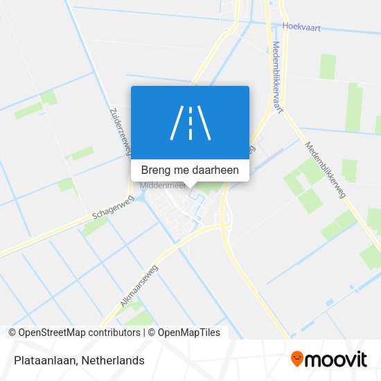 Plataanlaan kaart