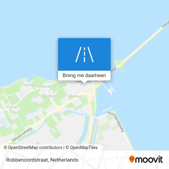 Robbenoordstraat kaart