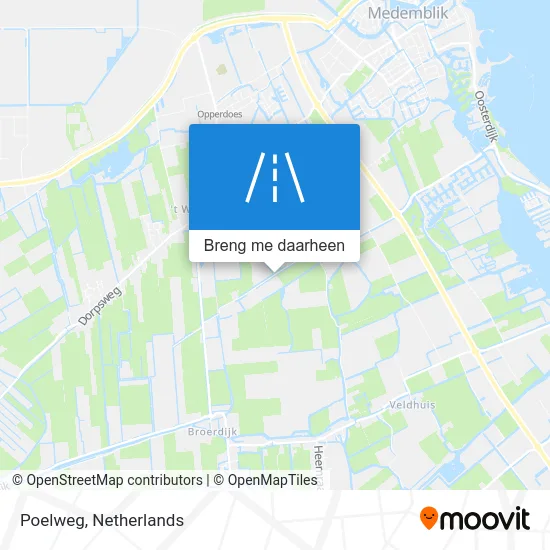 Poelweg kaart
