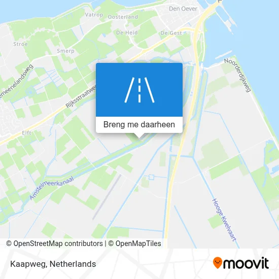 Kaapweg kaart