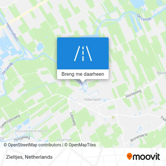 Zieltjes kaart