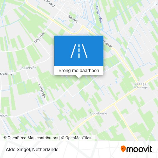 Alde Singel kaart