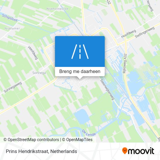 Prins Hendrikstraat kaart