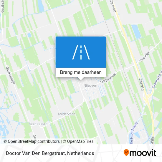 Doctor Van Den Bergstraat kaart