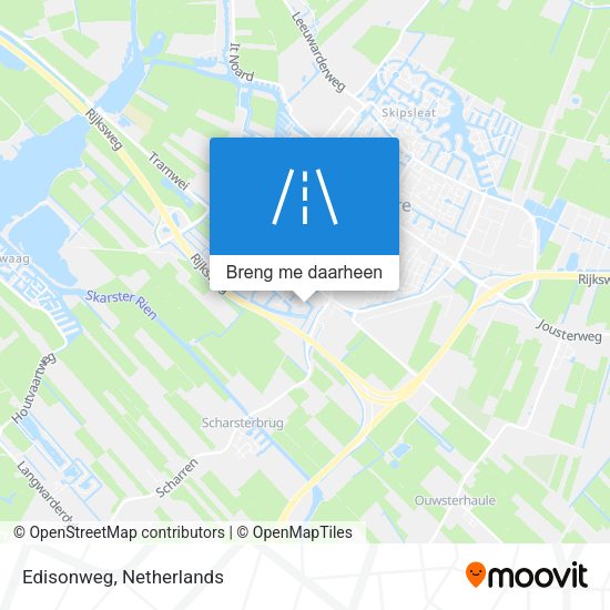 Edisonweg kaart