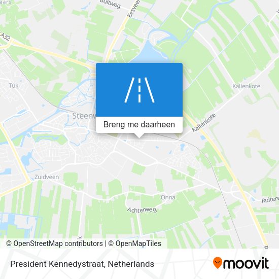 President Kennedystraat kaart