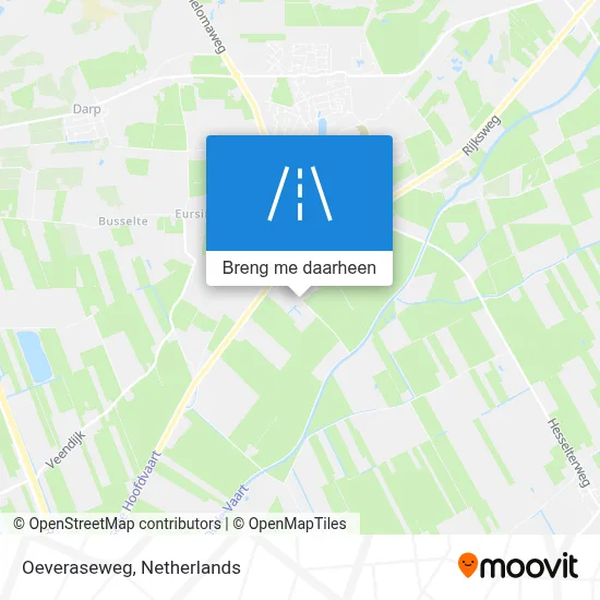 Oeveraseweg kaart