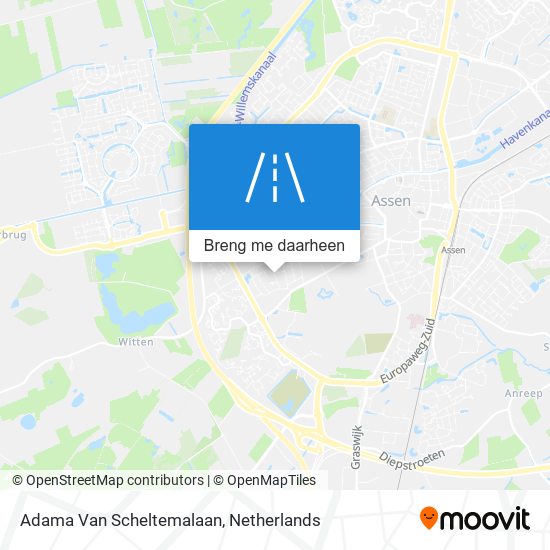 Adama Van Scheltemalaan kaart