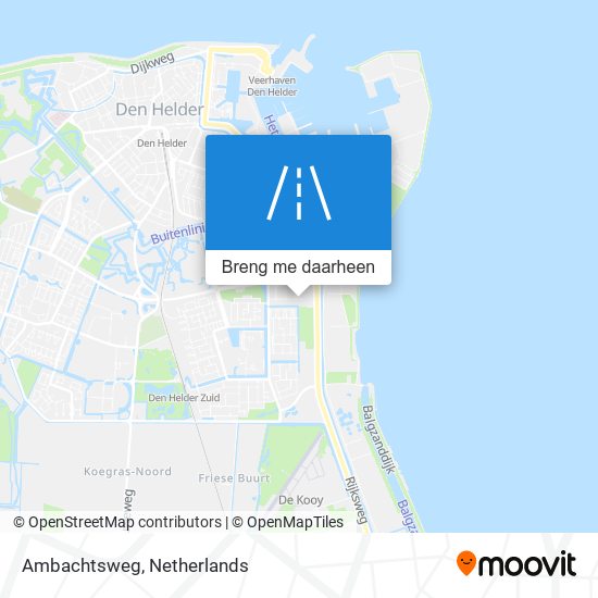 Ambachtsweg kaart