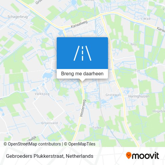 Gebroeders Plukkerstraat kaart