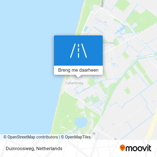 Duinroosweg kaart