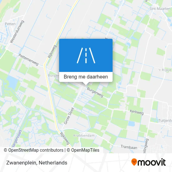 Zwanenplein kaart