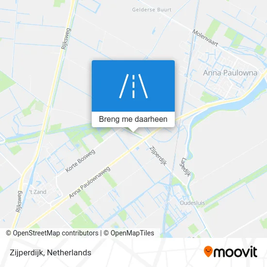 Zijperdijk kaart