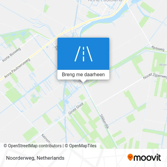 Noorderweg kaart