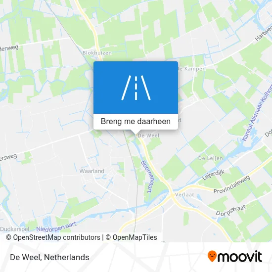 De Weel kaart