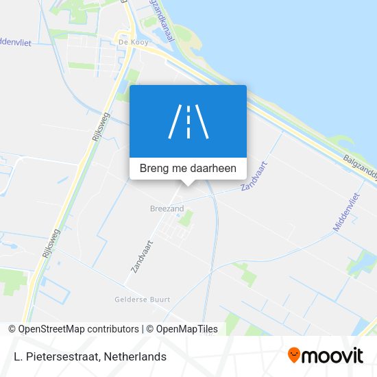 L. Pietersestraat kaart
