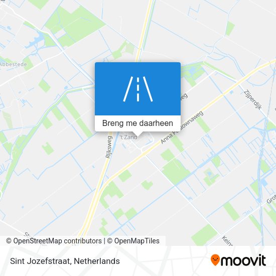 Sint Jozefstraat kaart