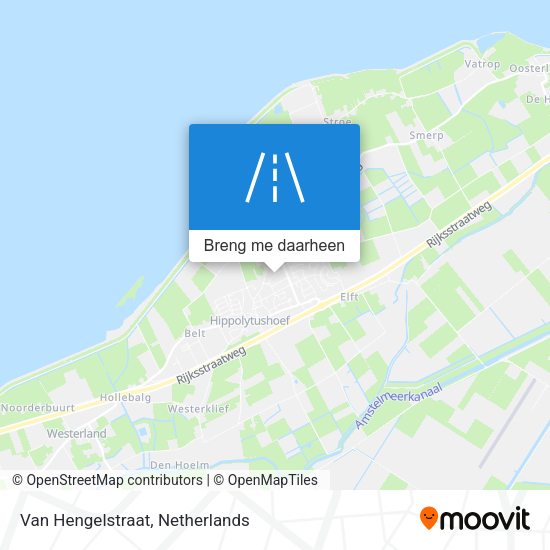 Van Hengelstraat kaart