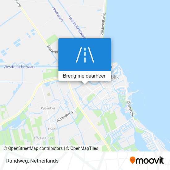 Randweg kaart