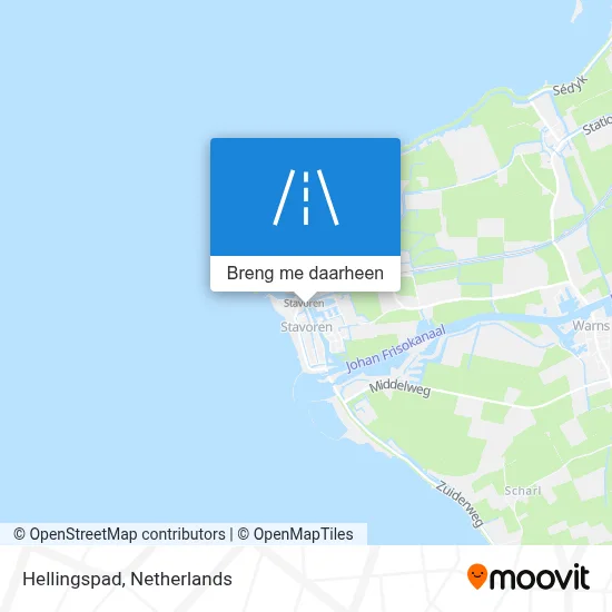 Hellingspad kaart