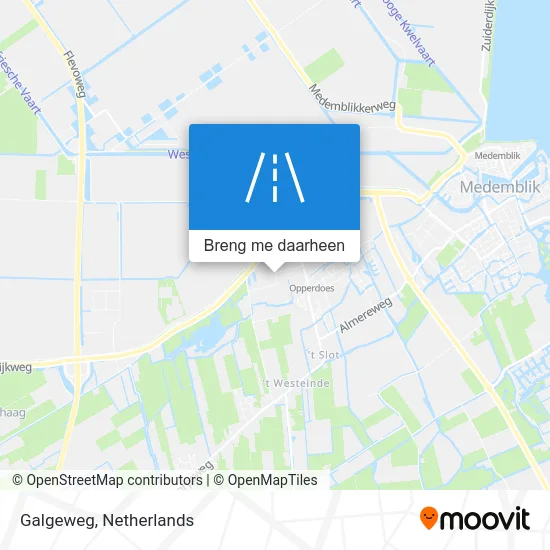 Galgeweg kaart